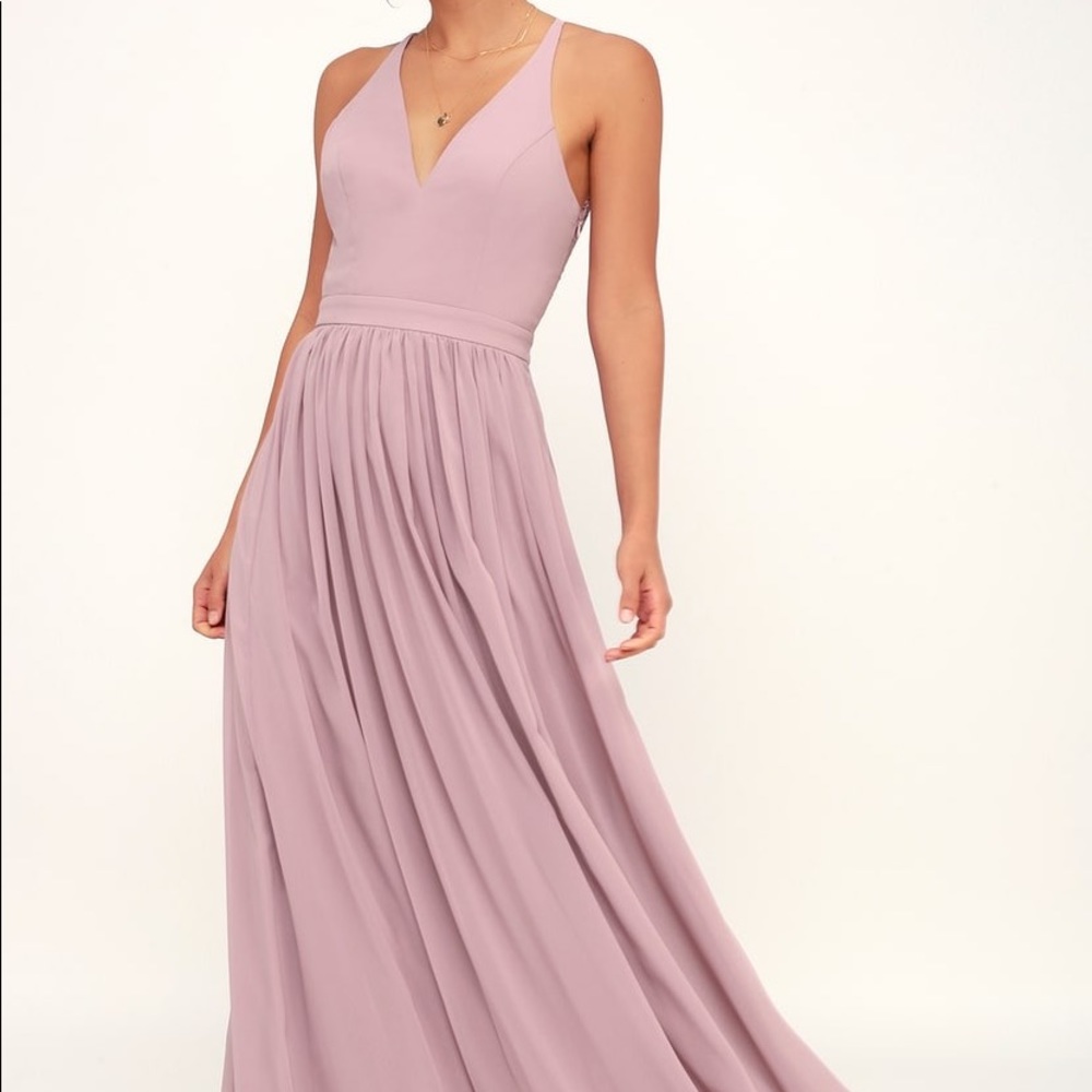 Dusty Lavender Lulus Prom Dress